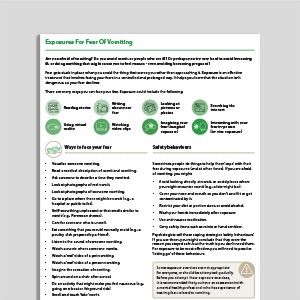 Exposures For Fear Of Vomiting