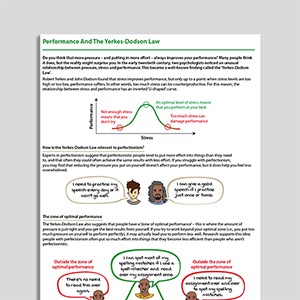 Performance And The Yerkes-Dodson Law