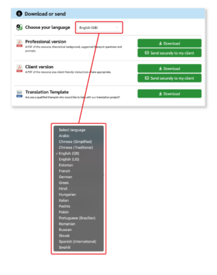 How To Select Your Language