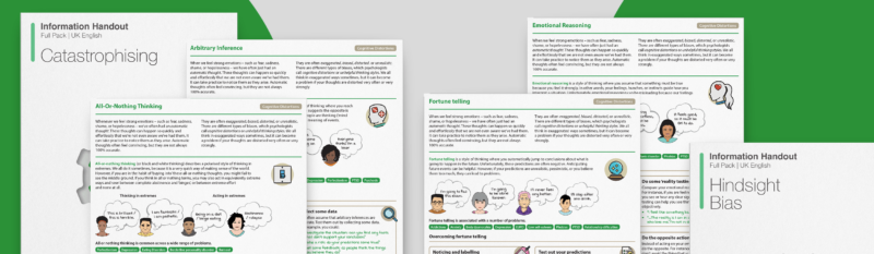 Group Image of the Cognitive Distortion Information Handouts